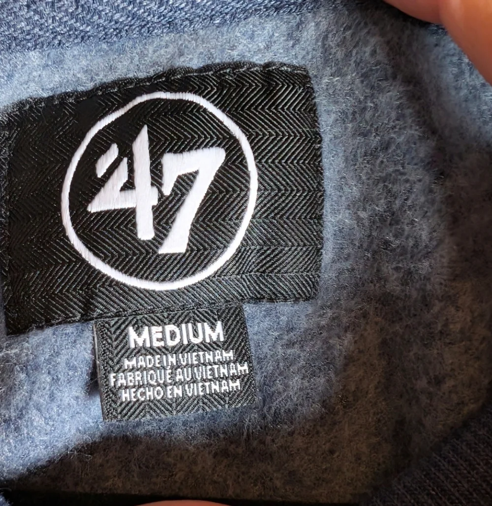 Men's 47 NBA‎ Washington Wizards Bypass Tribeca Pullover Sweatshirt Atlas Blue M